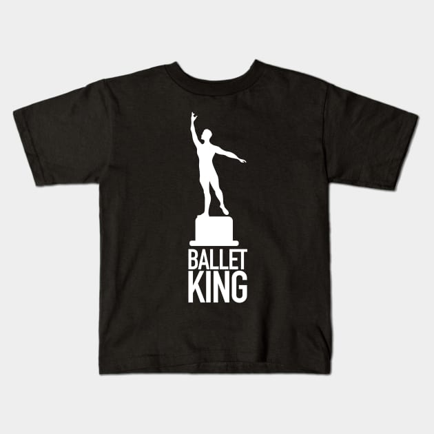 Ballet King Kids T-Shirt by Dzulhan